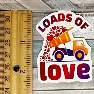 🌀10/$10🌀 Heart Love Happy Valentine's Day Reusable Waterproof Vinyl Sticker De